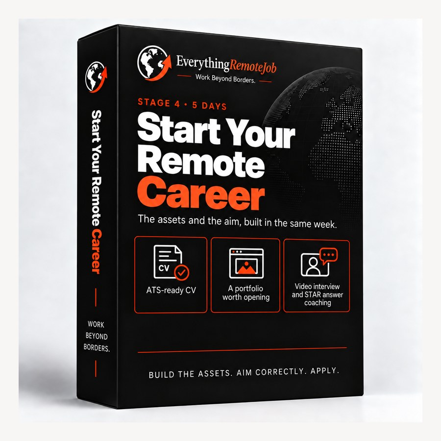 Stage 4 — Start Your Remote Career